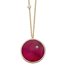 Ruby Mars Pendant