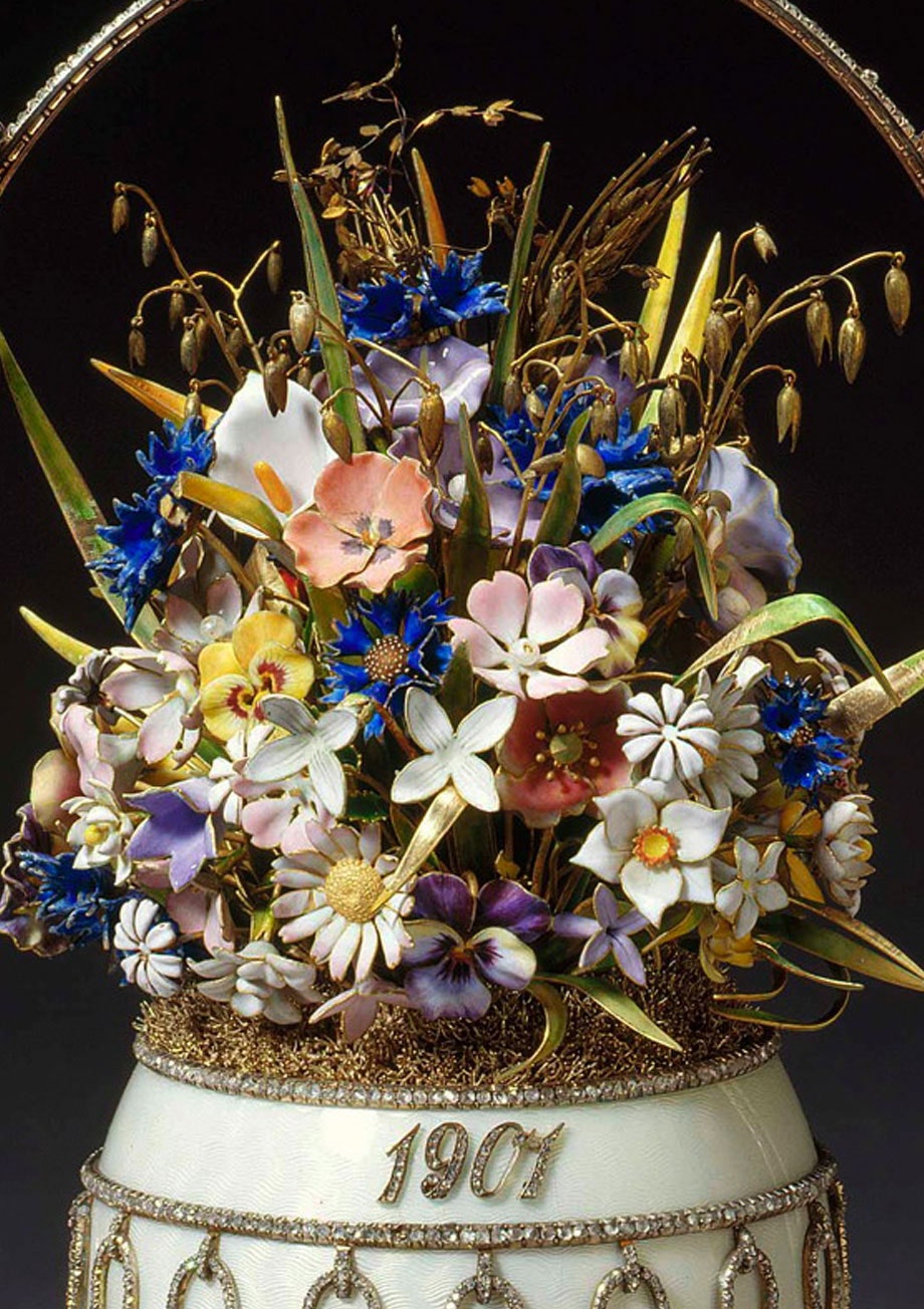 Wild flowers in a 1901 Faberge egg | The Astley Clarke Blog