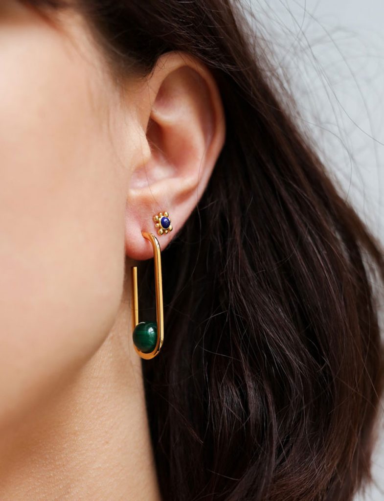 Malachite Marcel Earrings