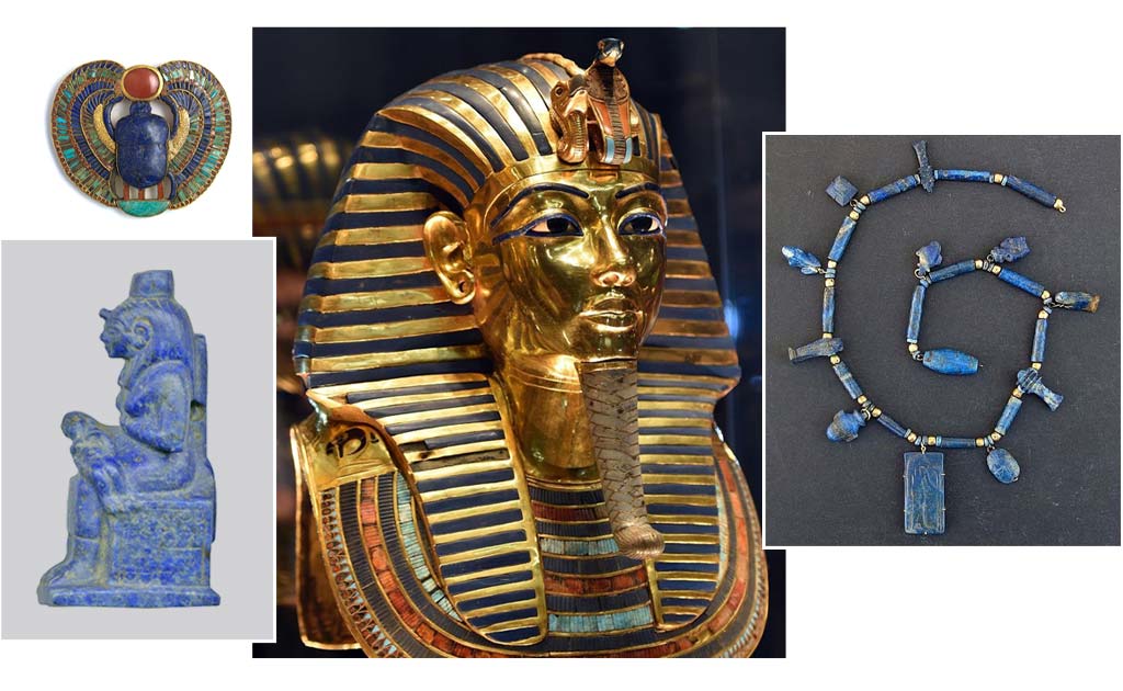 Lapis Lazuli Gemstone Egyptian Jewellery for Royalty