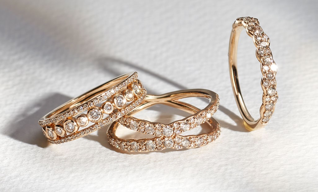 Astley Clarke Diamond Cocktail Rings in solid 14ct Gold