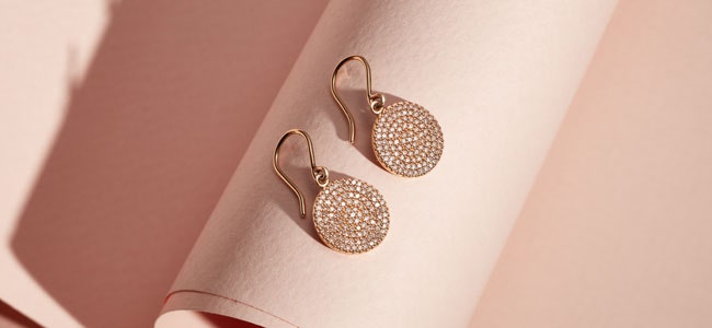 Diamond Dangle Earrings