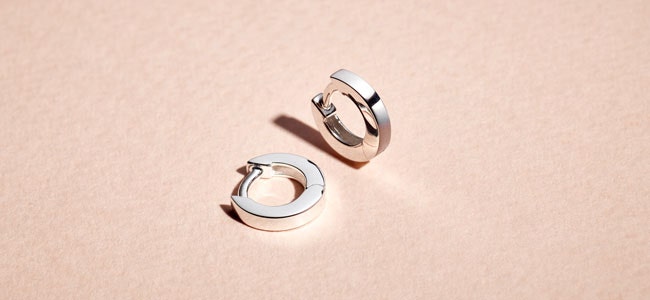 Sterling Silver Huggie Earrings Sterling Silver Huggie Earrings