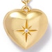 Gold Mini Heart Locket Necklace
