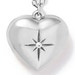 Silver Mini Heart Locket Necklace