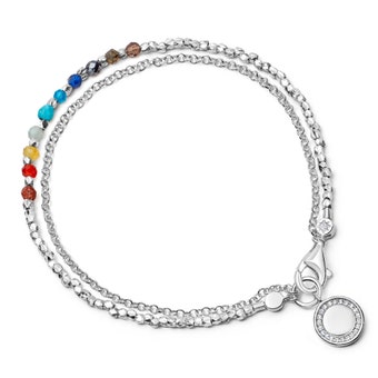 Rainbow Cosmos Biography Bracelet - Silver