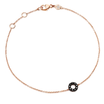 Mini Halo Bracelet | 14 Ct Rose Gold | Astley Clarke