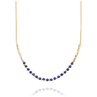 Lapis Detail Biography Necklace