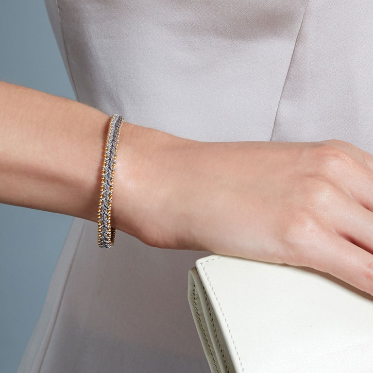 Thundercloud Woven Biography Bracelet | 18 Ct Yellow Gold Vermeil | Astley Clarke 