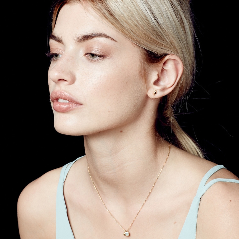 Faceted Stud Prismic Earrings