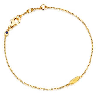 Faceted Bracelet in yellow gold