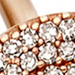 Solid Rose Gold Icon Diamond Ring