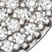 Solid White Gold Icon Drop Diamond Earrings