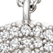Solid White Gold Icon Diamond Pendant Necklace