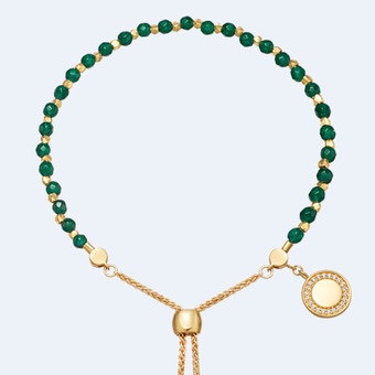 Green Onyx Cosmos Kula Bracelet