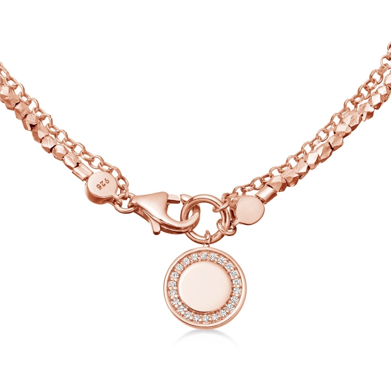 Rose Gold Biography Cosmos Bracelet