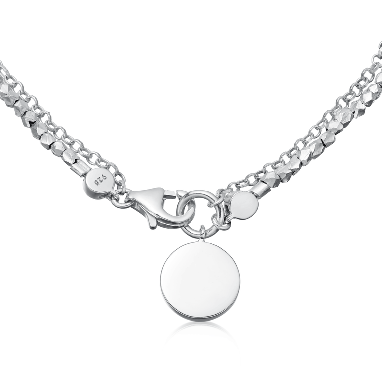 Silver Biography Cosmos Bracelet