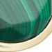 Gold Stilla Large Malachite Ring 