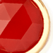 Gold Stilla Red Agate Pendant Necklace