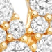 Solid Gold Interstellar Fusion Diamond Ring 