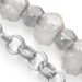 Silver Biography Rainbow Moonstone Hamsa Bracelet
