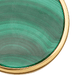 Gold Stilla Malachite Locket Necklace