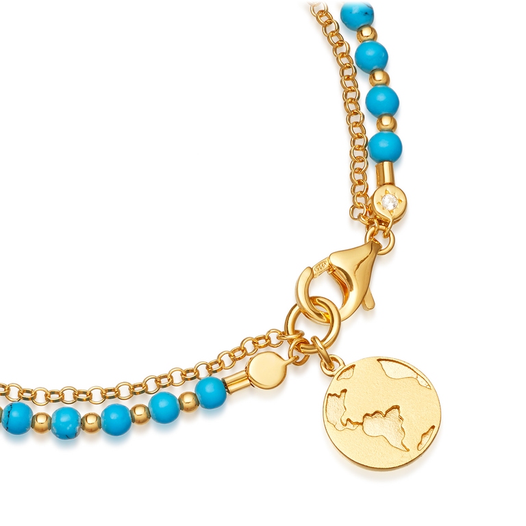 Turquoise Earth Biography Bracelet
