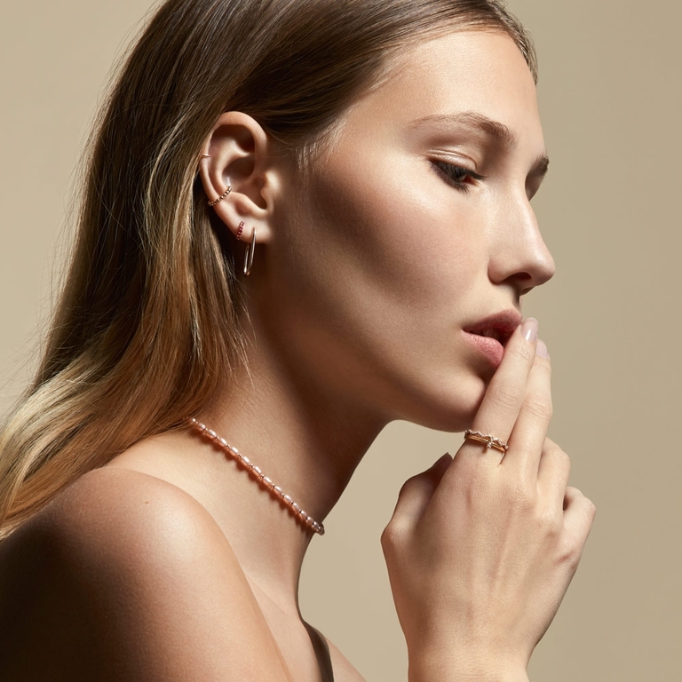 Pink Pearl Choker