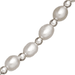White Pearl Choker in Sterling Silver