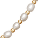 Gold Stilla White Pearl Choker Necklace
