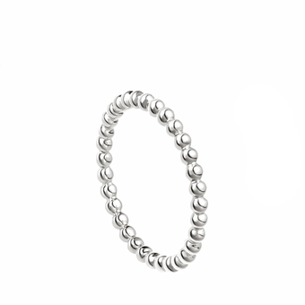 Beaded Ring in Sterling Silver 