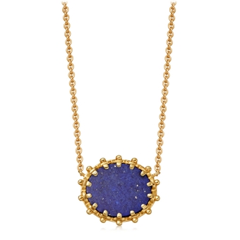 Lapis Floris Pendant Necklace