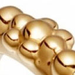 Mille Beaded Ring in Yellow Gold Vermeil