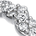 Solid White Gold Interstellar Linia Natural Diamond Ring