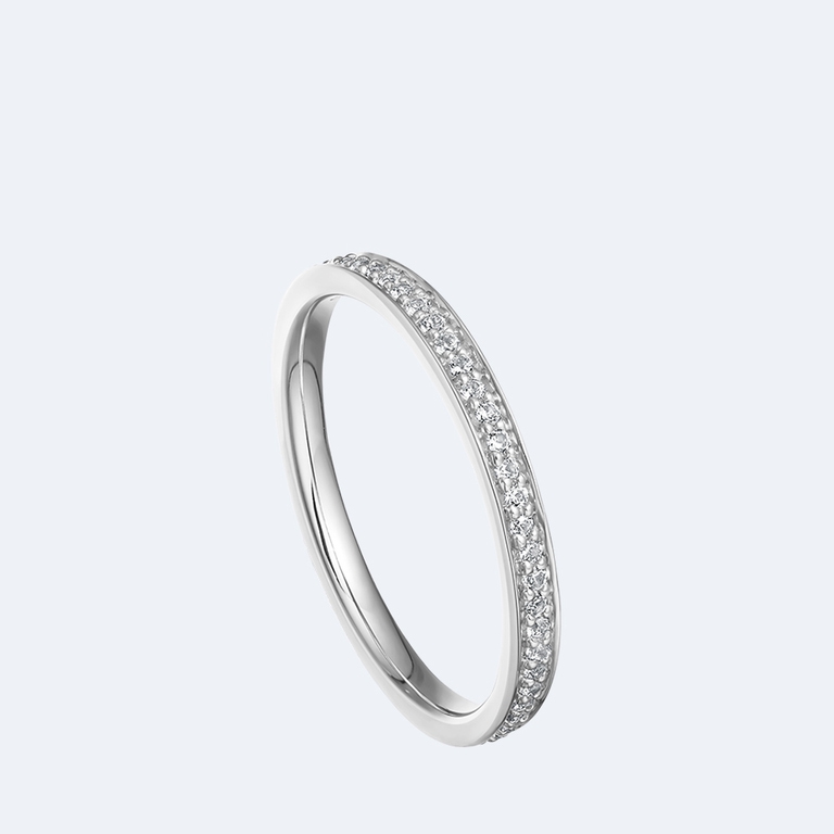 Sapphire Biography Infinity Ring | 925 Sterling Silver | Astley Clarke