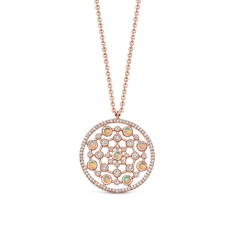Large Icon Nova Opal Pendant Necklace
