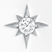 Silver Biography T-Bar Locket Necklace