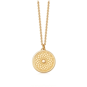 Celestial Radial Pendant Necklace