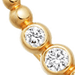 Stilla Arc Ear Crawlers in Yellow Gold Vermeil