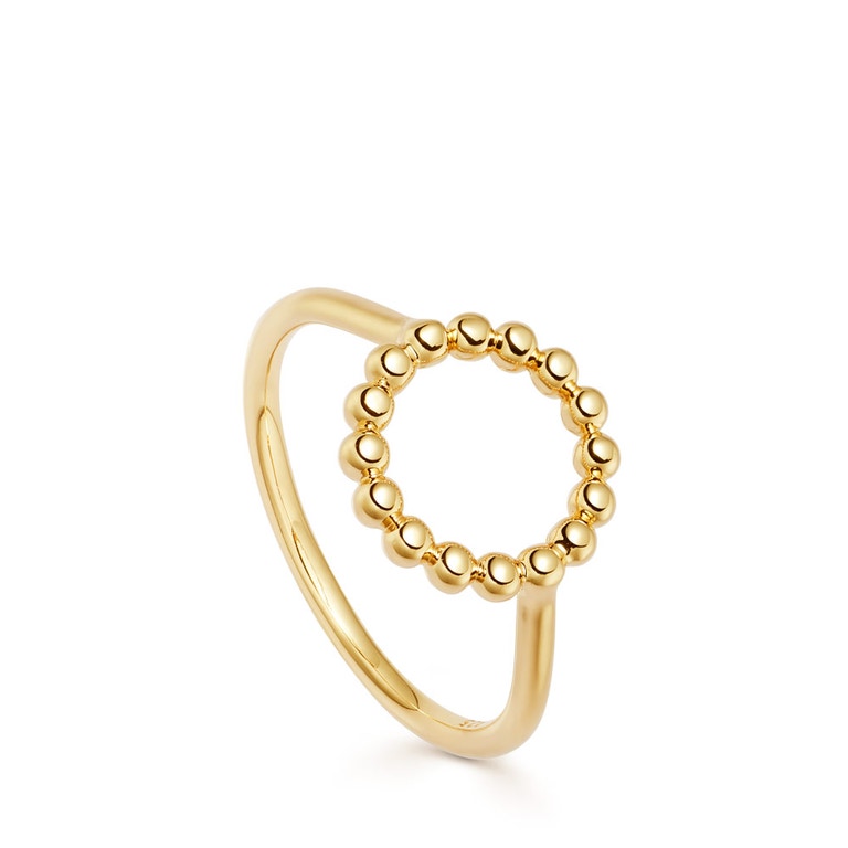 Stilla Arc Beaded Ring