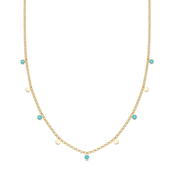 Turquoise Droplet Necklace