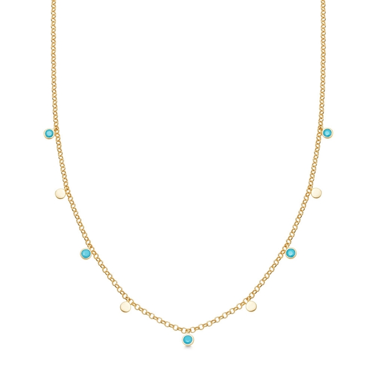 Turquoise Droplet Necklace