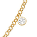 Gold Biography Single Adorned Rainbow Moonstone Necklace