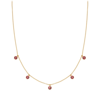 Linia Rhodolite Choker Necklace