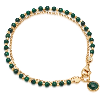 Malachite Biography Bracelet