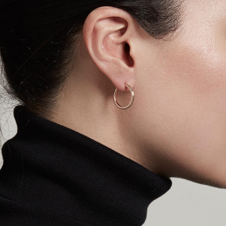 Small Linia Hoop Earrings
