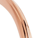 Medium Linia Hoop Earrings in Rose Gold Vermeil