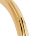 Medium Linia Hoop Earrings in Yellow Gold Vermeil
