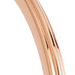 Large Linia Hoop Earrings in Rose Gold Vermeil