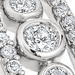 Solid White Gold Icon Nova Triple Band Diamond Ring
